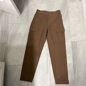 Athleta Brown Ankle Cargo Pants